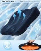 Breathable Honeycomb Gel Seat Cushion, Pressure Relief Cushion Long Sitting - Image 4