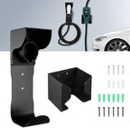 EV Charger Holder and Control Box Holder Set, Wall-Mount Electric Vehicle Charger Storage, Nozzle Holster Dock and Cable Organizer Combination for SAE J1772 Connector by Newruiheng