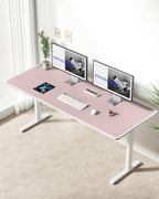 YSAGi Leather Desk Pad Protector, Office Desk Mat, Large Mouse Pad, Non-Slip PU Leather Desk Blotter, Laptop Desk Pad, Waterproof Desk Writing Pad for Office and Home (Grayish Lavender,55" x 24") - Image 4