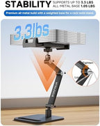 Portable Monitor Stand for 15.6'',17.3'', Tablet Stand Holder for iPad - Image 5
