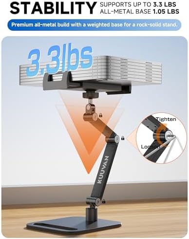 Portable Monitor Stand for 15.6'',17.3'', Tablet Stand Holder for iPad - Image 5