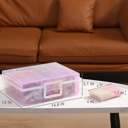 novelinks Photo Storage Boxes with Handle, Photo Organizers and Storage - Image 2