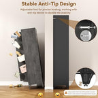 Polup 75" Pantry Cabinet, Tall Metal Storage Cabinet with Doors and Shelves - Image 6