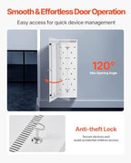 VEVOR Media Enclosure, 42-Inch, Structured Media Center with Vented Hinged Door, Cable Management Box, Structured Wiring Multi-Media Cabinet, Recessed Electrical Media Box, for Network Distribution - Image 6
