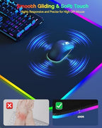 Magnetic Wireless Charging Mouse Pad Gaming, 31.5"x15.8" Large Desk Mat - Image 6