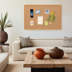 Cork Board Bulletin Board 30 x 42, Oak Framed 4x3 Corkboard - Image 2