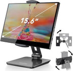 AboveTEK Business Kiosk Aluminum Tablet iPad Stand, 360° Swivel Tablet & Phone Holders for Any 4"-15.6" Display Tablets/Cell Phones/Portable Monitor, Sturdy for Store POS Office (Grey) by AboveTEK