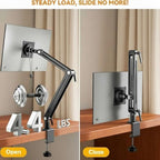 Portable Monitor Holder Mount Arm with Strong Magnetic 360° Rotating Base Bearing Over 5LBS Compatible with 12.9/14.6/15.6/17.3/18.5 inch iPad Pro/Mini/Air/Surface/Samsung - Image 6