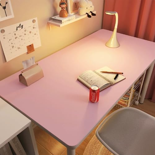 and Leather Desk Mat - Emberwood Brown - 27.5x47 Inch Felt and Vegan Leather Desk Blotter with Document Hideaway - Large Computer Mats for Desktop - Ideal Keyboard Mat for Desktop by Unknown