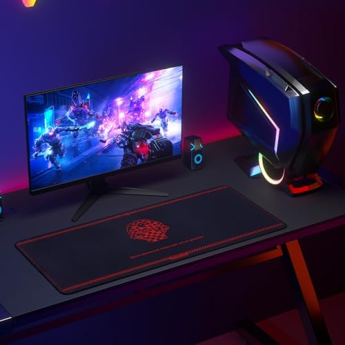 Mouse pad - Evangelion-Inspired Mystic Symbol Design, Large 35.4"x15.7", Stitched Edges, Non-Slip, Waterproof, Anime Philosophy Desk Mat - Image 2