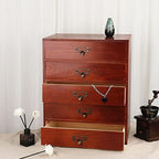 GoooodGIFT Wooden Drawers Large Wooden Box with Drawer, Brown - Image 4