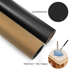 MAIDERN Cork & Leather Desk Pad, 63” x 23.6” Large XXL Desk Ma (Black) - Image 4