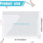 Outus 200 Pack 5 x 8.4 Inch Self Adhesive Label Pockets Bin Labels - Image 2