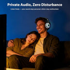 Earbay Wireless Headphones for TV, TV Headphones, Bluetooth Headphone with Transmitter & Charging Base, No Delay Over Ear Headset for Seniors, 3 Audio Modes, Ideal Gifts for Parents, Black & White - Image 6