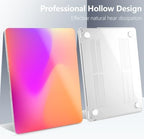 Batianda LumiArt Case for MacBook Air 13.6" M2-M5 Chip, Sunset Gradient - Image 6
