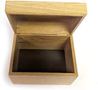Lehman's Wooden Recipe Box Holds 300 3" x 5" Recipe Cards in Handcrafted Oak Wood Box - Image 3
