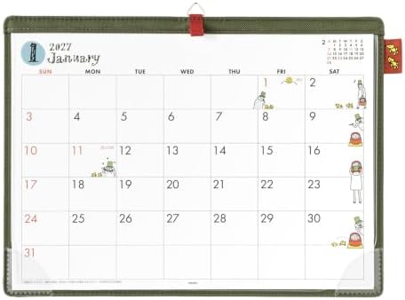 Midori 2027 Calendar, Tabletop Desk Calendar, A4, Odysan, 31417006 - Image 2