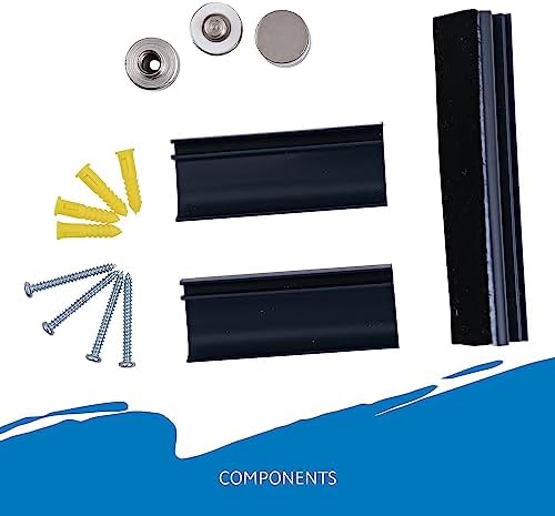 Iceberg Clarity Glass Personal Dry Erase Board, Office Supplies, with Ultra-White Back and Aluminum Frame, 9" x 12" - Image 6