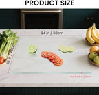 Tempered Glass Desk Pad to Protect Desk, 18" x 24" Clear Office Desk Pad for Keyboard and Computer Monitor, Glass Desk Mat for Desktop Dry Erase - Image 7
