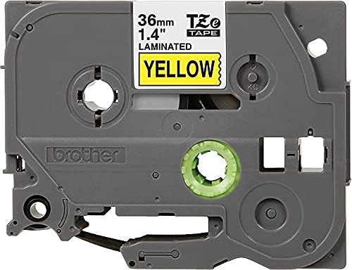 Brother Genuine P-Touch TZE-661 Tape, 1 1/2" (36 mm) Standard Laminated P-Touch Tape, Black on Yellow, for Indoor or Outdoor Use, Water-Resistant, 26.2 ft (8 m), Single-Pack - Image 4