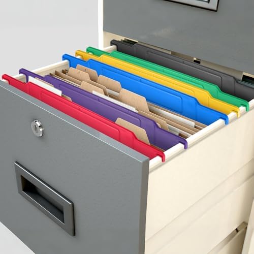 Watersay 24 Pack File Cabinet Dividers 11 x 6 in, Multicolor - Image 3