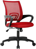 BestOffice Ergonomic Office Chair | Mid-Back Swivel Desk Chair | Red by BestOffice