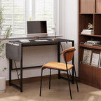 GarveeHome 39.4 Inch Folding Gaming Writing Computer Work Desk for Home Office,with Storage Bag & Hook,Space-Saving,Easy to Fold,Small Table for Bedroom,Apartment,Black - Image 7