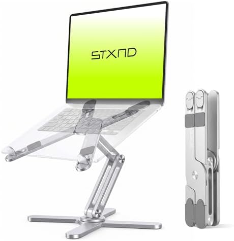 Model-X 2.0 Laptop Stand, Laptop Stand for Desk Adjustable Height by STXND
