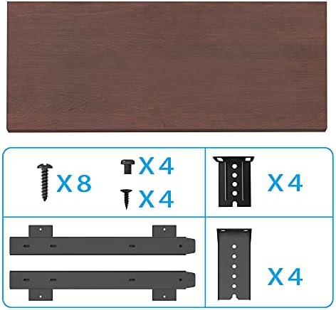 FRMSAET Office Product 20/24/30 inch Keyboard Drawer Tray (30 in, Cherry) - Image 4
