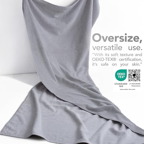 American Soft Linen 100% Cotton Luxury Turkish Towels, 40x80 XL Bath Sheet - Image 3
