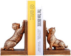 Book Ends for Shelves to Hold Books Heavy Duty,Decorative Bookend by Mervkis