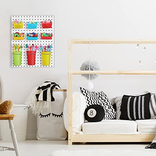 Yookeer 20 Pcs Pegboard Bins and Cups Accessories with Hooks, Mixed Color - Image 6
