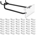 50 Pcs 8 Inch Pegboard Hooks with Label Holder for 1/4 Inch Peg Board by Unknown