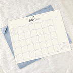 Simplified Desk Calendar 2026 with Desktop Mat, Cabbrix Large Desk Pad Calendar 21" x 16-1/2" Including July 2026 to December 2027 Desk Blotter Calendar for Home School and Office (Blue) - Image 4