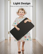 SAIJI Book Stand for Reading Hands Free with Page Paper Clips in Bed Laptop Desk Table - Image 5