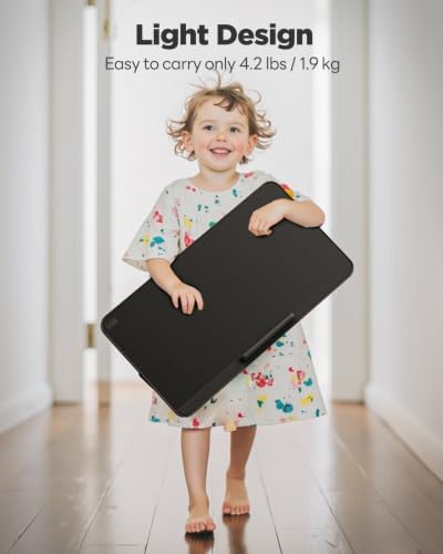 SAIJI Book Stand for Reading Hands Free with Page Paper Clips in Bed Laptop Desk Table - Image 5