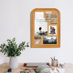 Cork Board for Walls, 23.6x17.7 inches Bulletin Board with Frame, Decorative Hanging Pin Board Vision Board Message Board for Office School Home Decor(2R&2S,4560,1p) - Image 5
