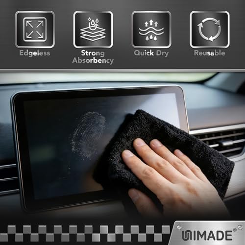 UNIMADE Microfiber Cleaning Cloth, 200 Pack Microfiber Towels for Cars - Image 5