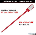 Kable Kontrol Write-On Flag Identification Zip Ties 6 Inch 5000 Pcs Red - Image 5