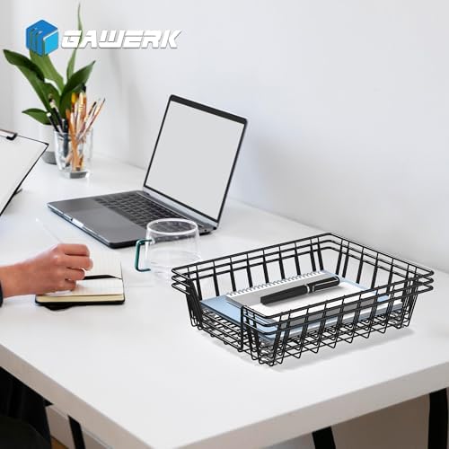 A4 Letter Magazine Desk File Storage Tray Organizer Bin (6) - Image 7