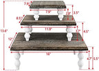 Ikee Design 3 Pcs Set Wooden Display Riser - Image 2