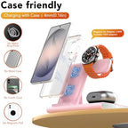 Wireless Charger for Samsung Charging Station, Foldable & Nightlight - Image 5
