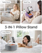 LULULOOK Tablet Pillow Stand for Kindle/iPad, Kindle Holder for Bed, Purple - Image 4