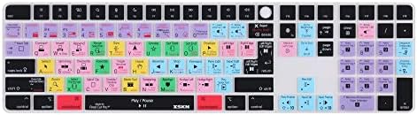 XSKN Final Cut Pro EU US Common Version Silicone Keyboard Cover Skin for 2020-2023 Apple Magic Keyboard with Touch ID and Numeric Keypad A2520 (Left 3 Keys Not Suite for 2024 New One Model) - Image 6