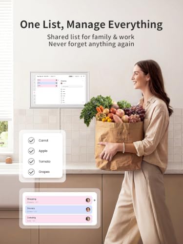 Airzeen 10.1" Digital Wall Calendar, No Subscription Smart Family Planner - Image 5
