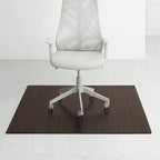 Anji Mountain 52" x 48" Bamboo Office Chair Mat for Carpet & Hardwood Floor by AnjiMountain