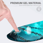 Desk Mat, Mouse Pad with Wrist Rest, 4-in-1 Large Mouse Pads for Desk, Ergonomic Mouse Pad and Keyboard Wrist Rest Gaming Keyboard Mat for Office,Cool Skulls - Image 2