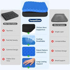 Gel Seat Cushion for Office Chair, Car Seat, XX-Large, Black - Image 5