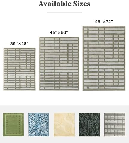 chakme Office Chair Mat for Hardwood Floor, 48"x36" Easy Glide Computer Desk Mat Protector for Rolling Chair Under Desk Rug Nonslip Backing, Machine Wash, (Dark Brown Plaid) - Image 3