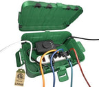 Flemoon Large Outdoor Electrical Box, IP54 Waterproof Extension Cord Cover by FLEMOON